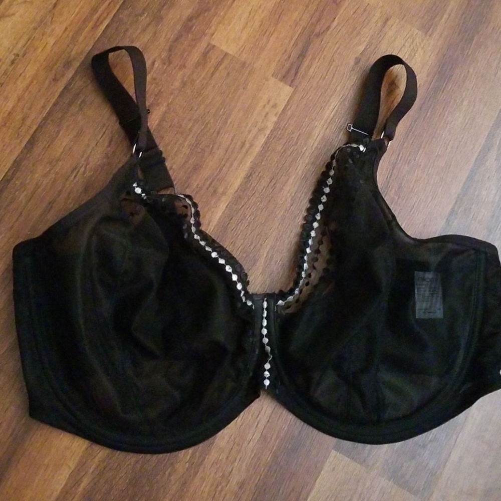 Elomi Matilda EL8900 Black Underwire Plunge Bra